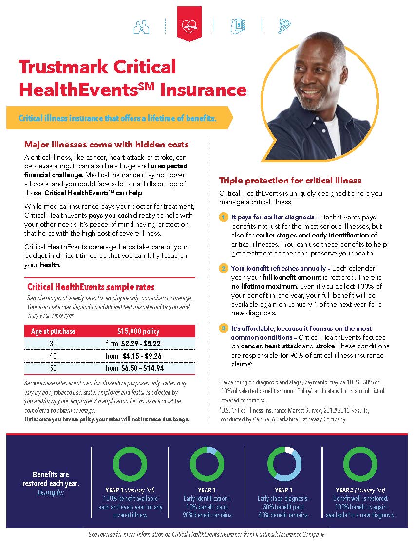 Trustmark Critical Health Events Brochure